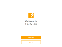 Tablet Screenshot of flashbeing.com